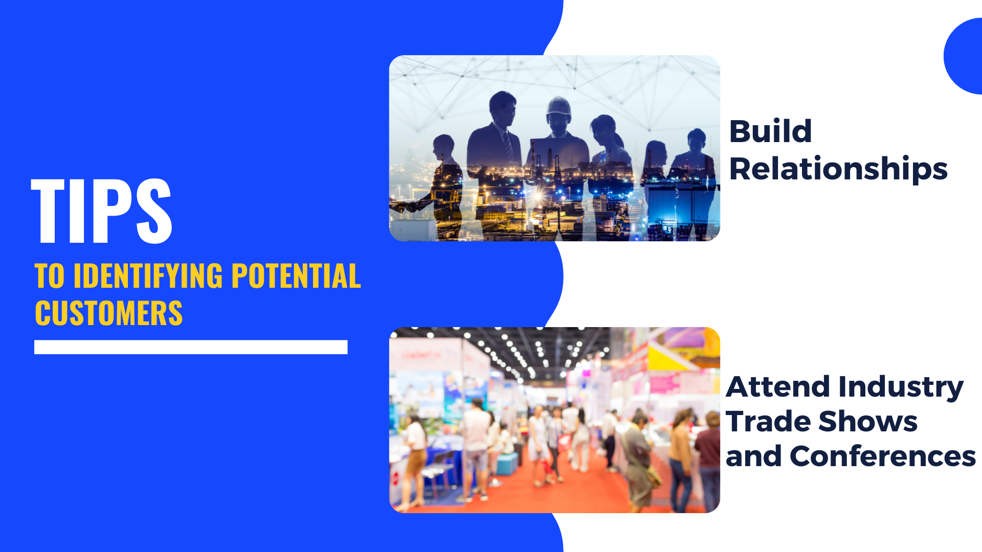 Identifying potential customers and contracts for small businesses ...